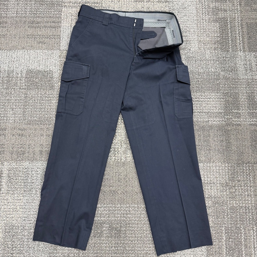 Blauer 8810X Cargo Pants Mens 36x30 Dark Navy Solid Tactical Utility Workwear